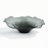 Stiklinis dekoratyvinis dubuo 70x70x25 cm