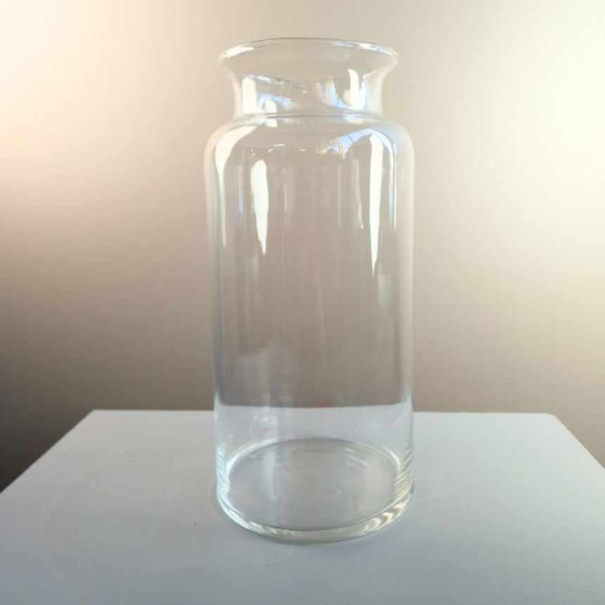 Stiklinis indas - vaza 40x16,5 cm