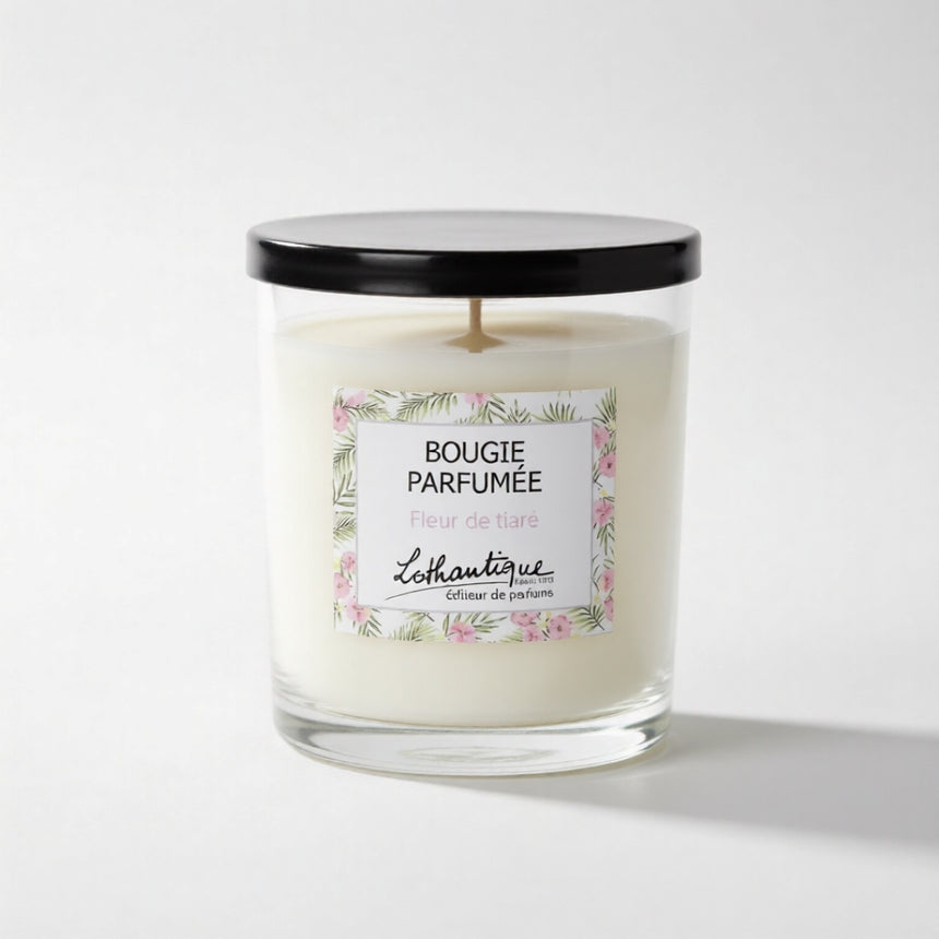 TIARE GĖLĖ sojų vaško žvakė 160 g., L'EDITEUR DE PARFUMS