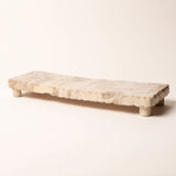 Marmuro pjaustymo lentelė, padėklas 53x15x6 cm