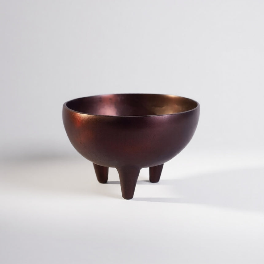 Metalinis dubuo-žvakidė 13x13x9 cm