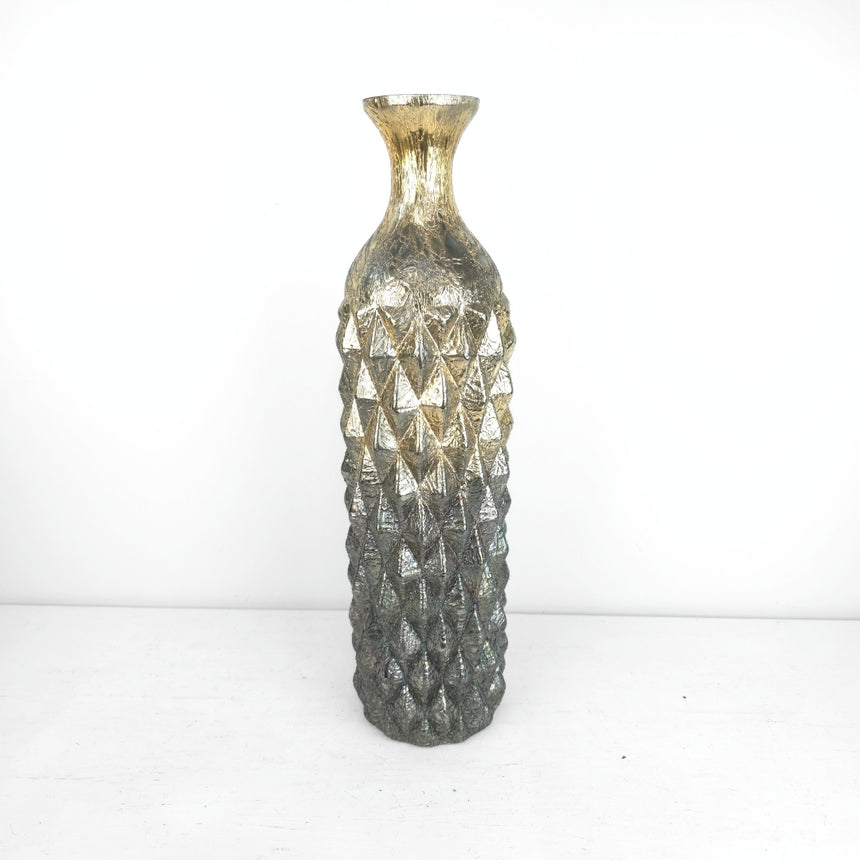 Sendinto stiklo vaza 13x13x51 cm