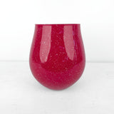 Raudona stiklinė vaza Rosso 21,5x16 cm – vaizdas 4
