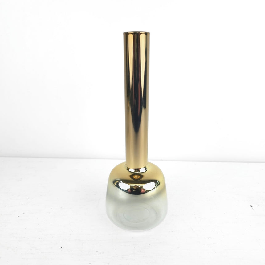 Stiklinė vaza kolba 23x8 cm