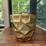 Prabangus metalinis vazonas Deluxe Gold 31x31x29 cm