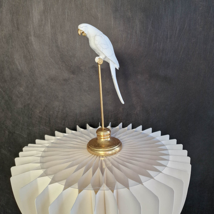 Dekoracija papūga - Bianco 26cm