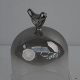 Stiklinis indas su gaubtu 11x17 cm