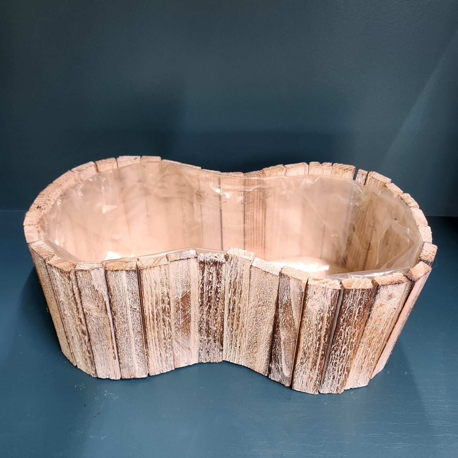 Indas su lygiu medžiu pailgas 31x12 cm