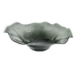 Stiklinis dekoratyvinis dubuo 70x70x25 cm