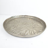 Sidabro spalvos Deluxe padėklas 38,7x3,5 cm