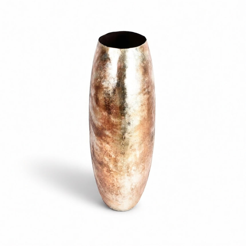 Aukštoji tekstūrinė vaza Modern Gold 60x30x80 cm