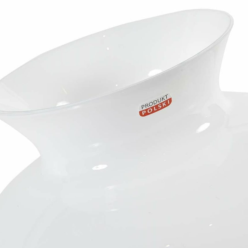 sodoela Vazos Vaza „Vetro Bianco“ 27,5x27,5x39 cm, baltos sp.