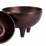 Metalinis dubuo-žvakidė 18x18x11 cm