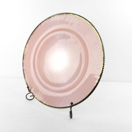 sodoela Padėklai Padėklas „Vetro Rosa“ Ø33 cm, rausvos sp.