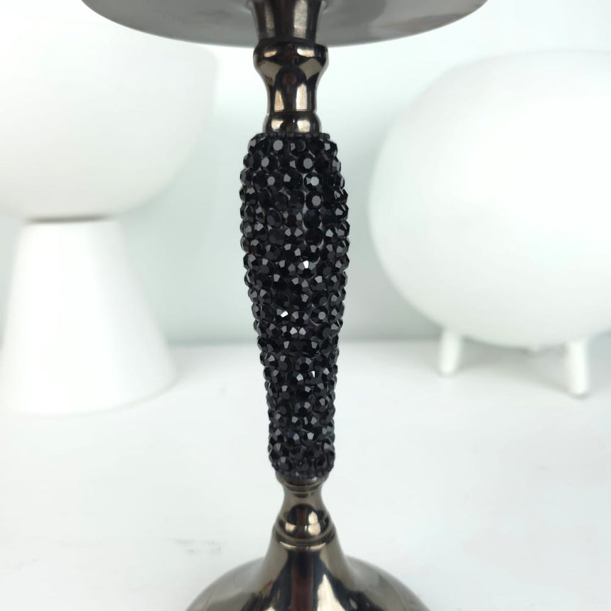 sodoela Žvakidės Žvakidė „Zircone“ 31x11,5 cm, juodos sp.