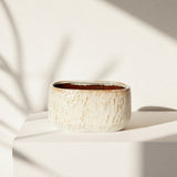 Ovalus keramikinis vazonas IVORY 12,5x24,5x15,5 cm