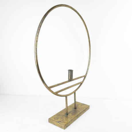 sodoela Žvakidės Žvakidė „Modern Hoop“ 45x10x57 cm, auksinės sp.
