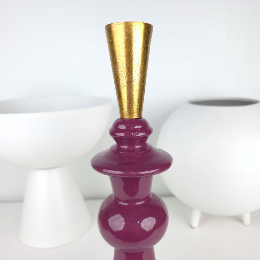 MODERN metalo žvakidė 31x7 cm
