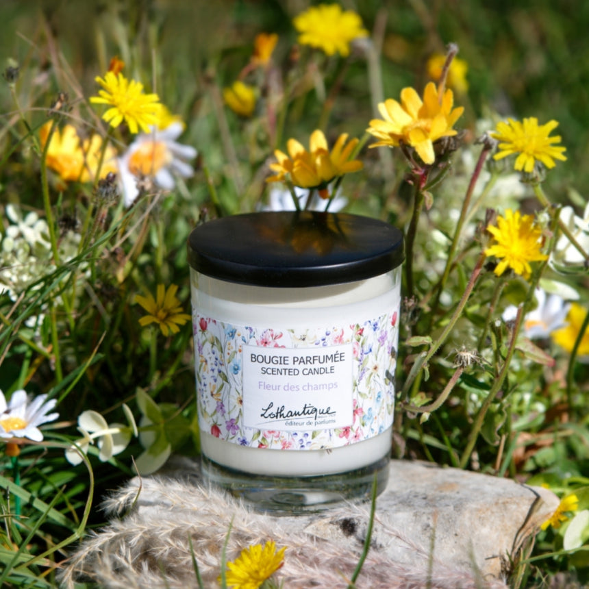 LAUKŲ GĖLĖS sojų vaško žvakė 160 g., L'EDITEUR DE PARFUMS