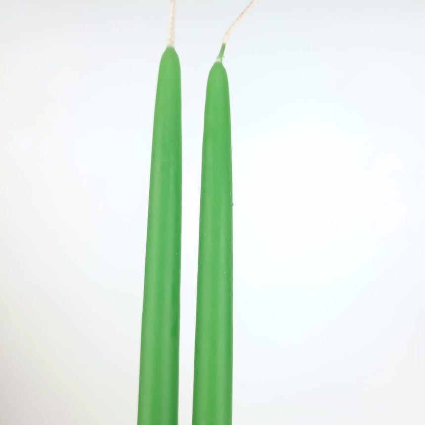 sodoela Žvakės Žvakių rinkinys „Candela Lunga“, žalia, A40 cm, 2 vnt.