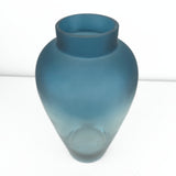 Spalvoto stiklo vaza 33x16 cm
