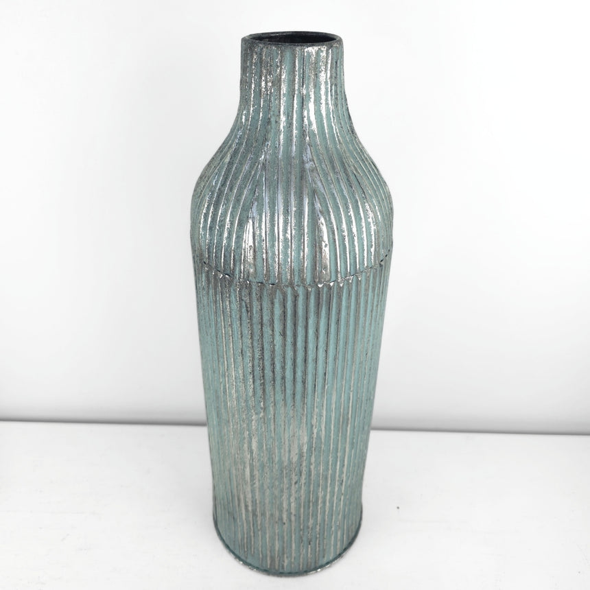 Sendinto metalo vaza 20,5x58,5 cm