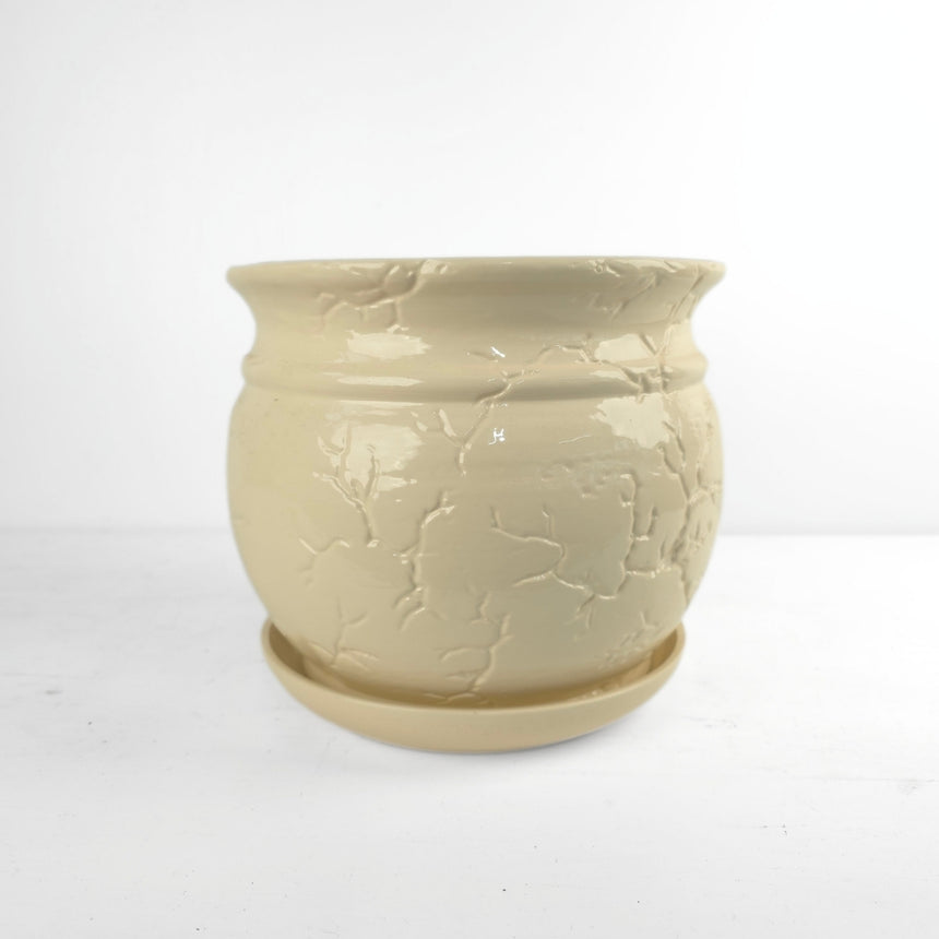 Keraminis gėlių vazonas AKMUO 25x22 cm
