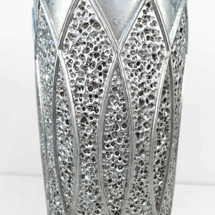 Vazonas-sidabro spalvos 39x19,5 cm