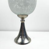 Metalinė vaza ant kojos 36x15 cm