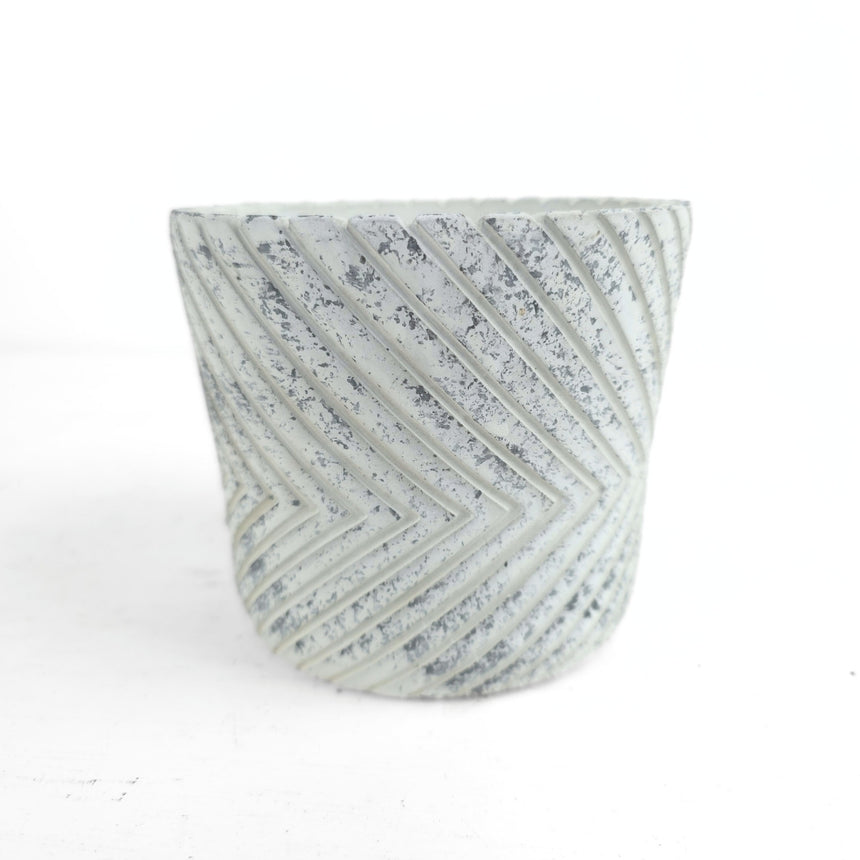 Betoninis dekoratyvinis vazonas ALBERO 12x12x10 cm