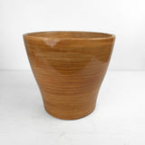 Terra Gold minimalistinis glazūruotos keramikos vazonas 21x20 cm
