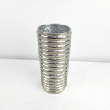 Metalinė rifliuota vaza 10x24,8 cm