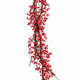 Dirbtinė bugienio uogų girlianda 128 cm