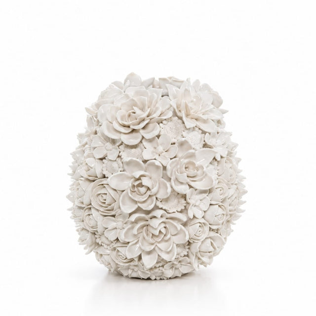 sodoela Vazos Vaza „Ceramica Bianco“ 22,5x24 cm, baltos sp.