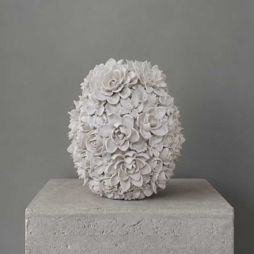 sodoela Vazos Vaza „Ceramica Bianco“ 22,5x24 cm, baltos sp.