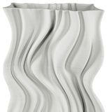 Plati 3D keramikos vaza 'Vandens banga' 21x13,5x38 cm