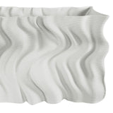 Plati 3D keramikos vaza 'Vandens bangos' 35x12x22 cm