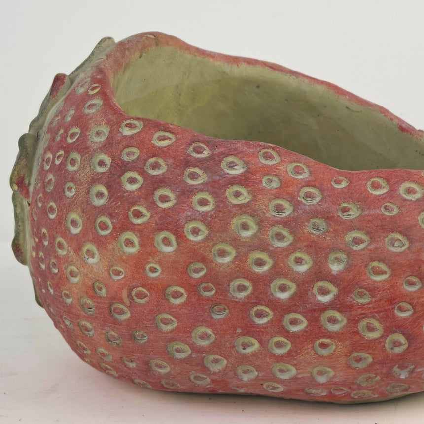 Dekoratyvinis betoninis vazonas Braškė 17x27x21 cm