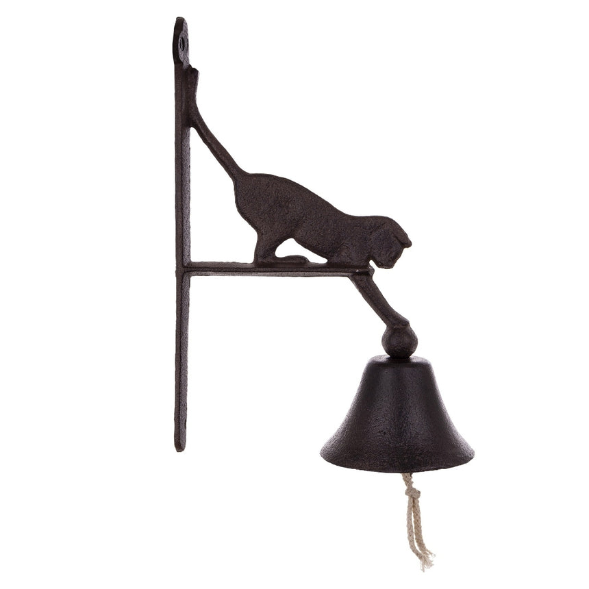 Sieninis varpas su katės figūrėle 35x21x11 cm