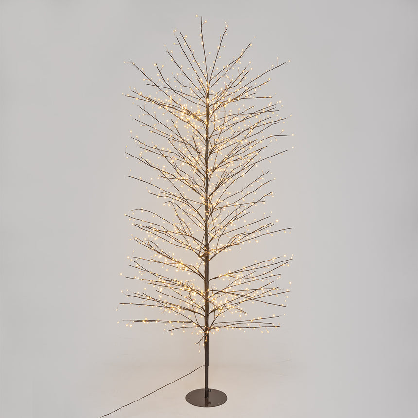 Šakų medis 230 cm 1560 LED rudos spalvos LIME