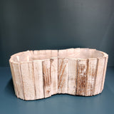 Indas su lygiu medžiu pailgas  29x11 cm