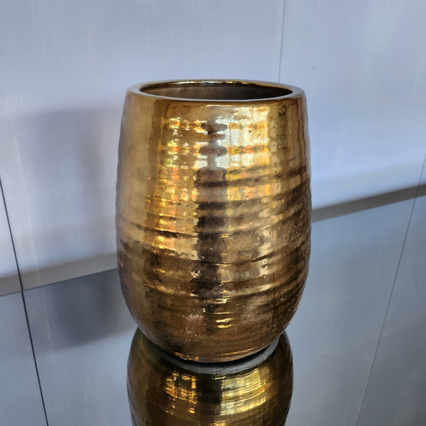 Gold line keramikinis vazonas  20x20x28 cm