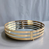 Veidrodinis padėklas Glamour Gold 30x7 cm