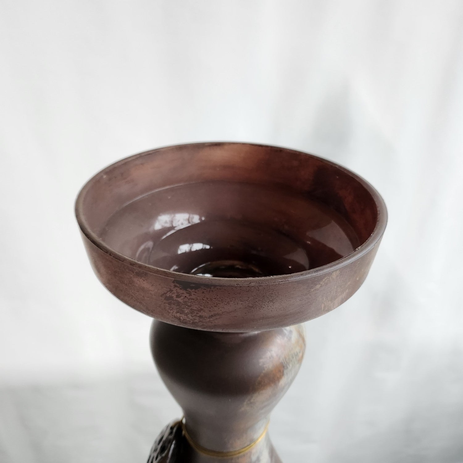 Keramikinė prabangi žvakidė 57x19 cm