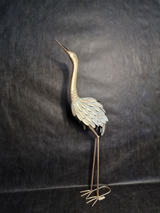 Metalinė paukščio dekoracija 34x18x118 cm