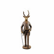 sodoela Kalėdinės dekoracijos Figūrėlė „Mr. Deer“, antikinės patinos, 44 cm