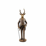 sodoela Kalėdinės dekoracijos Figūrėlė „Mr. Deer“, antikinės patinos, 44 cm