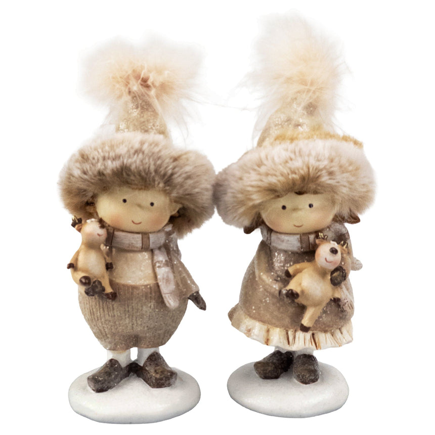 sodoela Kalėdinės dekoracijos Figūrėlė su elniuku „Piccolo“, įvairių modelių, 13 cm