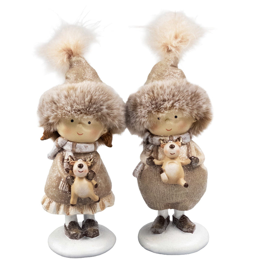 sodoela Kalėdinės dekoracijos Figūrėlė su elniuku „Piccolo“, įvairių modelių, 18 cm