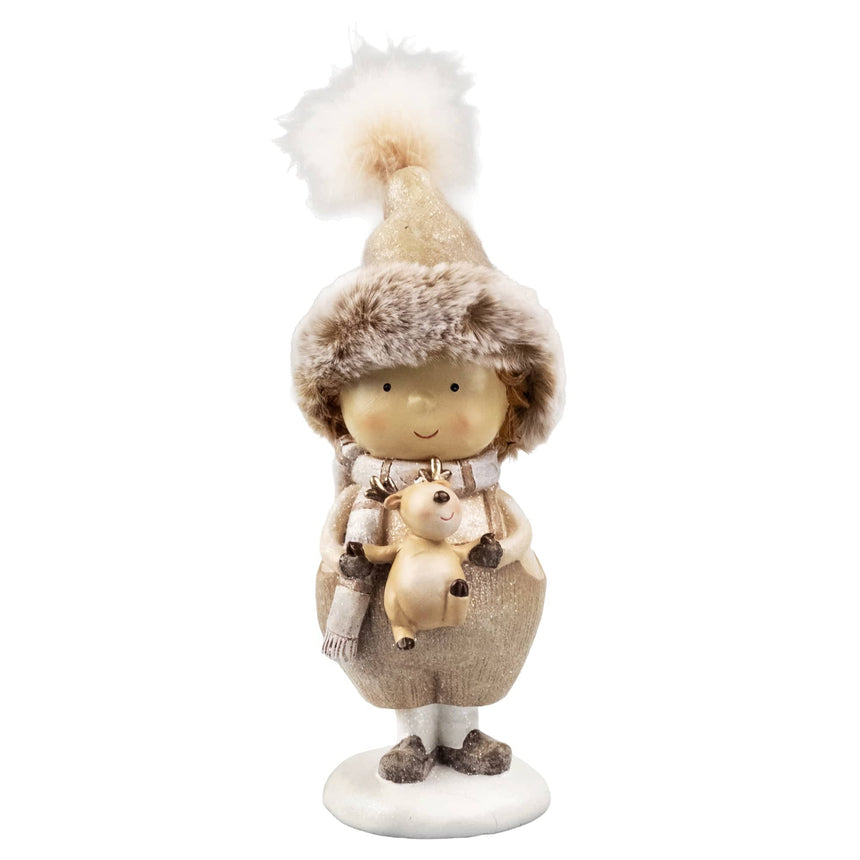 sodoela Kalėdinės dekoracijos Figūrėlė su elniuku „Piccolo“, 24 cm